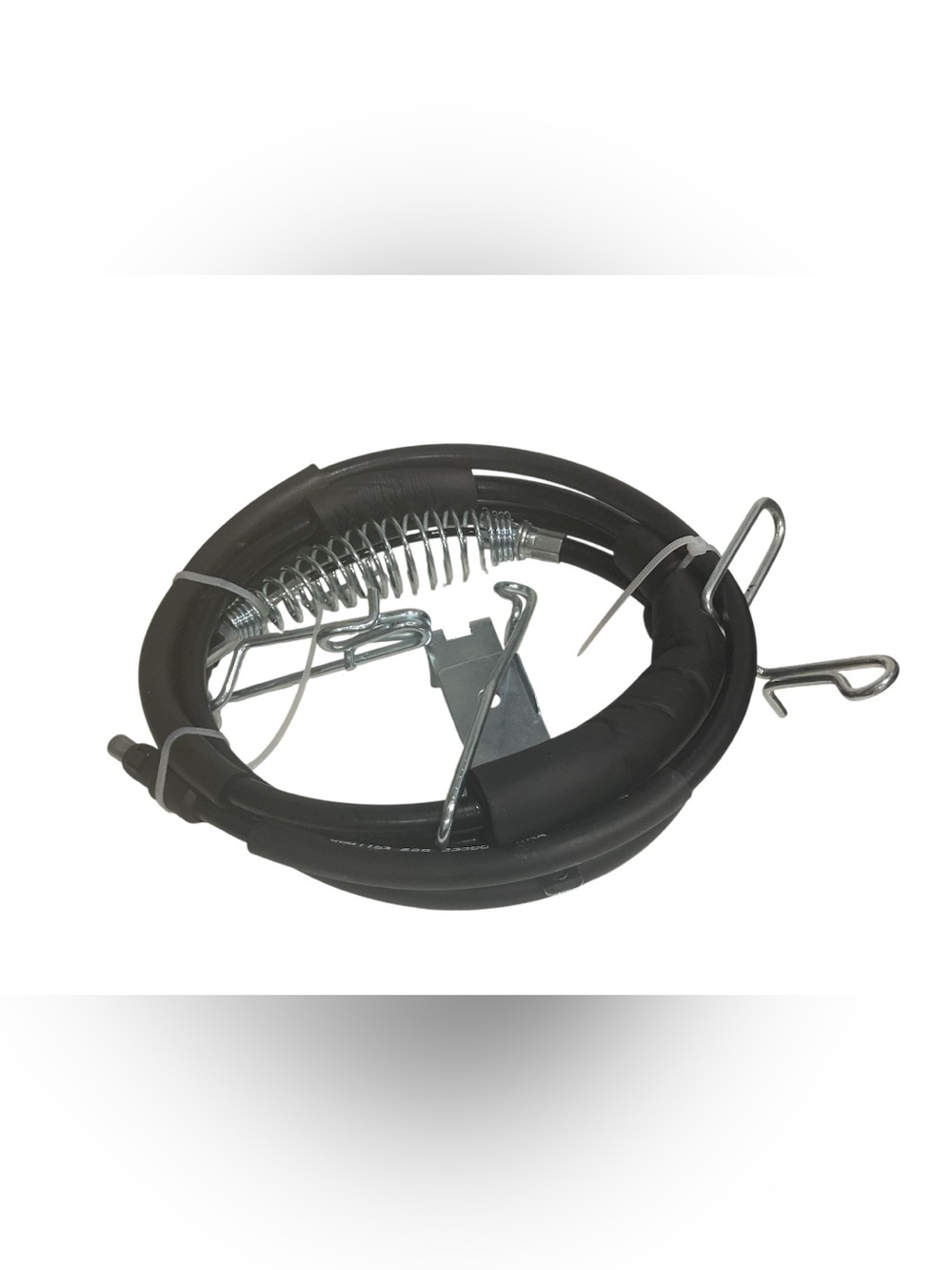Black Replacement Coil Cable with Metal Clips